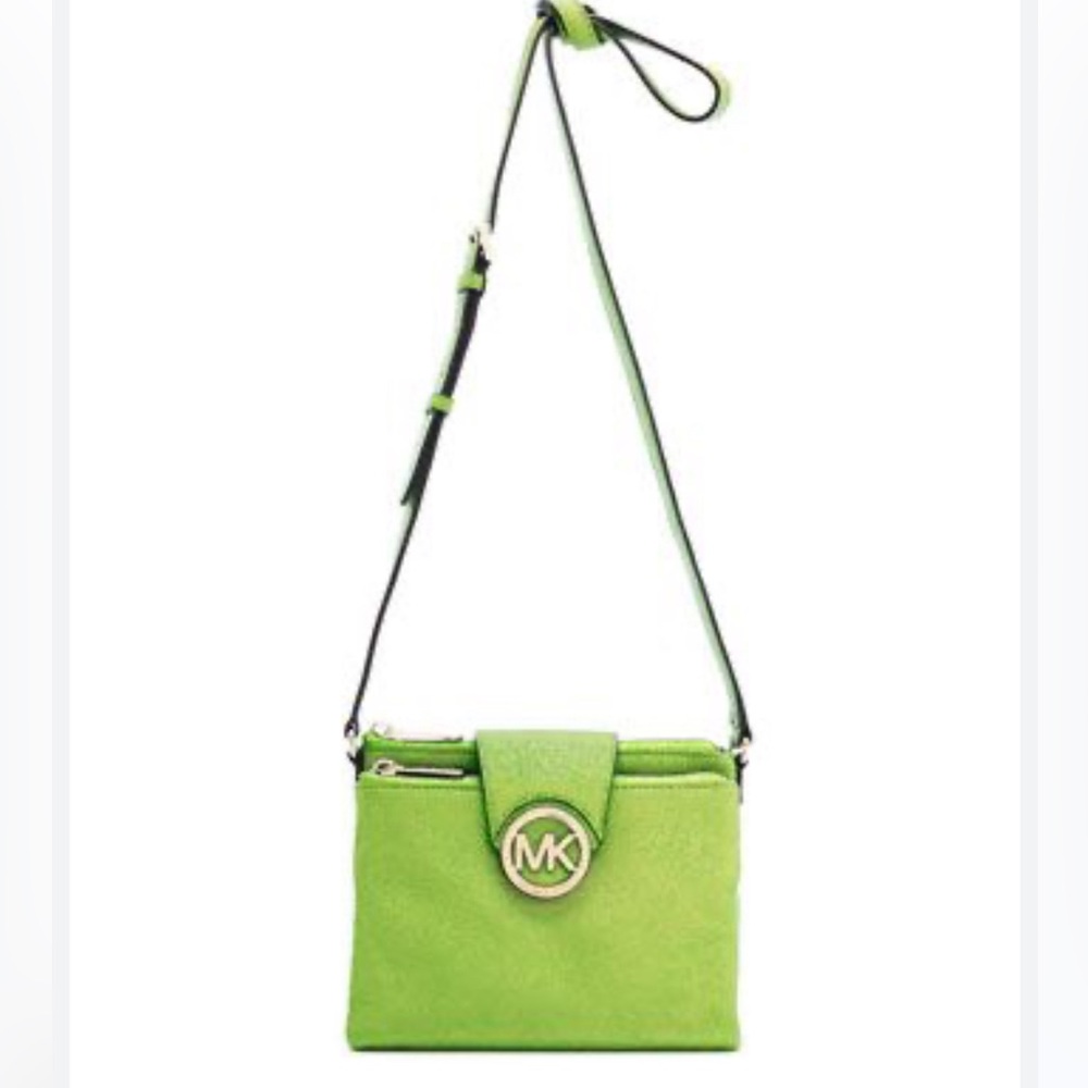 HOST PICK Trendy Green Michael Kors Crossbody Bag